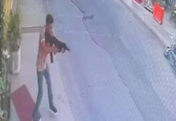 Bodrum'da pompalı tüfekle rastgele ateş açtı; o anlar kamerada