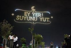 Şırnak’ta Hz. Nuh’u Anma Merasimi’nde ışıklı dron gösterisi