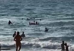Denizde boğulma tehlikesi geçiren çocuk kurtarıldı