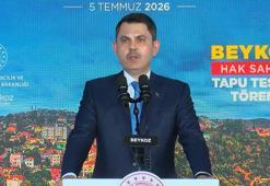 Bakan Kurum: Beykoz'da bin 71 hak sahibi kardeşimize tapularını teslim ediyoruz