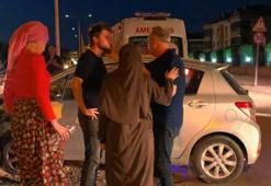 Bursa'da kazada yaralanan sürücüye ilk kontrolü doktor babası yaptı
