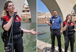Batman polisi, Hasankeyf’in tarihi dokusu ile müziği buluşturdu