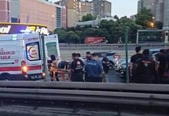 Beylikdüzü D-100 Karayolu'nda polis aracının da karıştığı zincirleme kaza