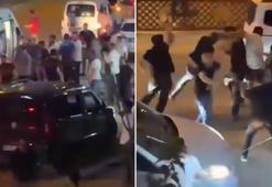 Alacak kavgası kamerada; 3 yaralı, 11 gözaltı