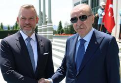 Cumhurbaşkanı Erdoğan, Slovakya Cumhurbaşkanı Pellegrini ile görüştü
