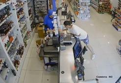Marketten hırsızlık yapan şüpheli, içinde 10 yaşında çocuğun da bulunduğu otomobili gasbedip kaçtı