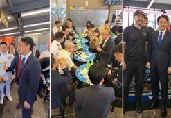 Japonya Savunma Bakanı Shinjiro Koizumi, NATO Zirvesi'nin ardından Eminönü'nde balık ekmek yedi