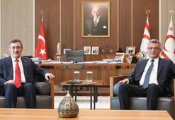 Cumhurbaşkanı Yardımcısı Yılmaz, KKTC Cumhurbaşkanı Erhürman ile görüştü