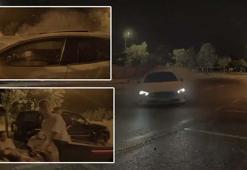 Beylikdüzü’nde kazanın ardından savrulan otomobil yol kenarında oturanların arasına daldı: 6 yaralı