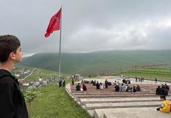 Bulut ve sis, Damal’daki Atatürk silüetini gizledi