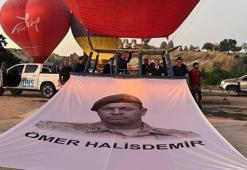 Sıcak hava balonları, 15 Temmuz için Türk bayrakları ile havalandı