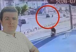 Motosiklet sürücüsünün öldüğü kazanın görüntüleri ortaya çıktı