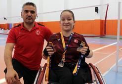 Milli para badmintoncu Tuğba: Hedefim uluslararası yarışmalarda derece yapmak