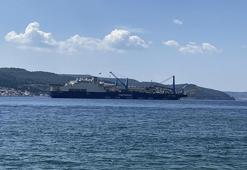 Boru döşeme gemisi, Çanakkale Boğazı'ndan geçti
