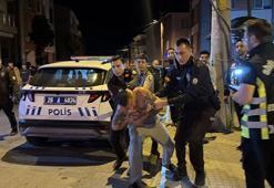 Polise direnen alkollü sürücü biber gazı ile etkisiz hale getirildi