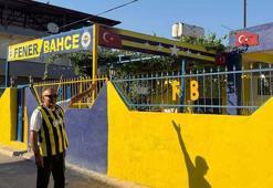 Hataylı depremzede, Fenerbahçe sevgisiyle evini sarı-lacivert renklere boyattı