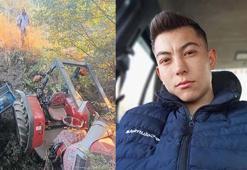 Uçuruma yuvarlanan traktörü durdurmak isterken yaralanan Arda, 8 gün sonra öldü