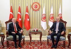 TBMM Başkanı Kurtulmuş, Kılıçdaroğlu ile görüştü