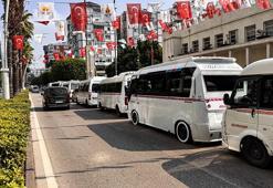 Adana’da dolmuşçulardan ‘güzergah’ eylemi
