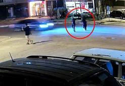 Otomobilin çarptığı kadın öldü; kaza kamerada