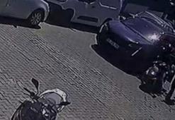 İzmir’de trafikte kavga güvenlik kamerasında