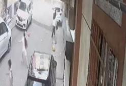 Esenler'de çocuklar fırtına nedeniyle uçan çatının altında kalmaktan son anda kurtuldu