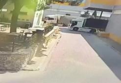 TIR ile çarpışan forkliftin sürücüsü Gül, hayatını kaybetti; kaza kamerada
