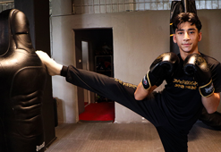 Judocu dedesinden esinlenip muaythai sporuna başlayan Hasan'ın hedefi dünya şampiyonluğu