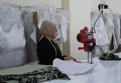 İHH’nın Suriye’deki terzilik atölyesinde 32 kadın istihdam ediliyor