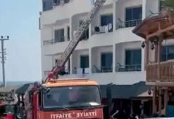 Otel odasında çıkan yangın söndürüldü; mahsur kalan 9 kişi kurtarıldı
