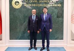 Bakan Kurum, DEM Parti Ağrı Milletvekili Sakık ile bir araya geldi