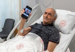 Şehit babasına kapalı yöntemle kalp kapağı değişim