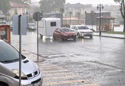 Tekirdağ'da sağanak etkili oldu