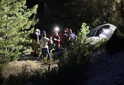 Otomobil ile motosiklet çarpıştıktan sonra şarampole savruldu: 5 yaralı