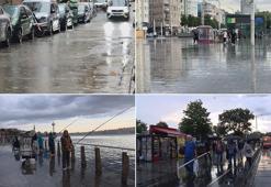 İstanbul’da sağanak etkili oluyor; yollar göle döndü