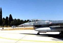 F-16'lardan Karadeniz'de eğitim uçuşu