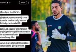 Amed Sportif Faaliyetler’de kaleci Veysel Sapan, kamptan ayrıldı