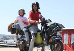 Oğluyla motosikletle dünya turuna çıkan İtalyan baba: Samsun’da, evimizde gibi hissettik