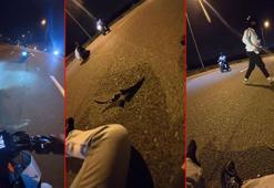 Sultangazi’de 2 motosikletin kafa kafaya çarpıştığı kaza kamerada