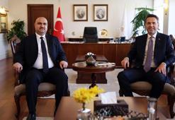 Bakan Bayraktar, Kerkük Valisi Selman Ağa'yı kabul etti
