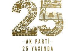 AK Parti'den '25'inci yıl' logosu
