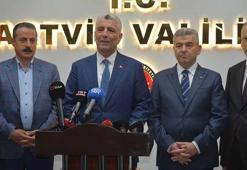 Bakan Bolat: Sarp Gümrük Kapısı'ndan geçişler her geçen gün artmakta