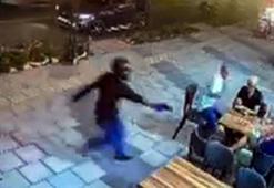Tantunicide oturan site yöneticisi silahlı saldırıda yaralandı; olay anı kamerada