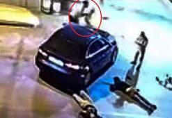 Otomobiliyle motosiklete çarptı, kaputtaki çocuğu indirip yaralıları ezerek kaçtı; o anlar kamerada