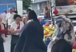 Beyoğlu’nda pazarda 'Ürünlere zarar verdin' kavgası: Kadın başından yaralandı esnaf tutuklandı