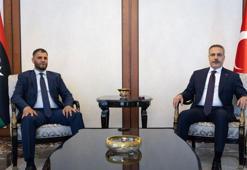 Bakan Fidan, Libya Milli Birlik Hükümeti İçişleri Bakan Vekili Trabelsi ile görüştü
