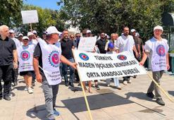 Madenciler Ulus'tan Ankara Garı'na yürüdü