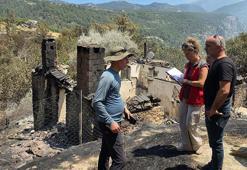 Muğla’da yangından etkilenen üreticiler için hasar tespit çalışmaları sürüyor