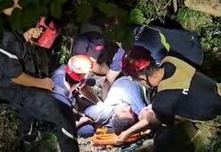 Bursa'da elektrikli bisiklet uçuruma yuvarlandı: 3 yaralı