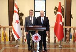 Bakan Güler, KKTC Dışişleri Bakanı Ertuğruloğlu ile görüştü